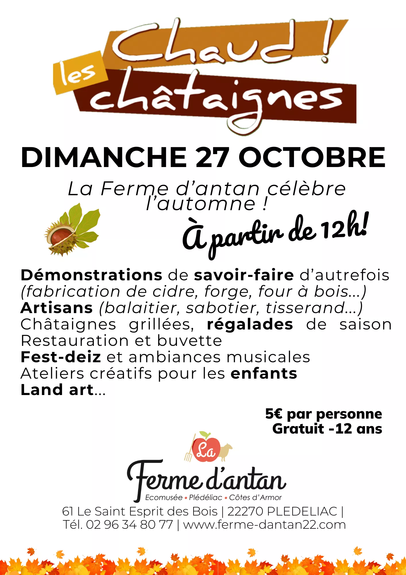 Chaud! les châtaignes