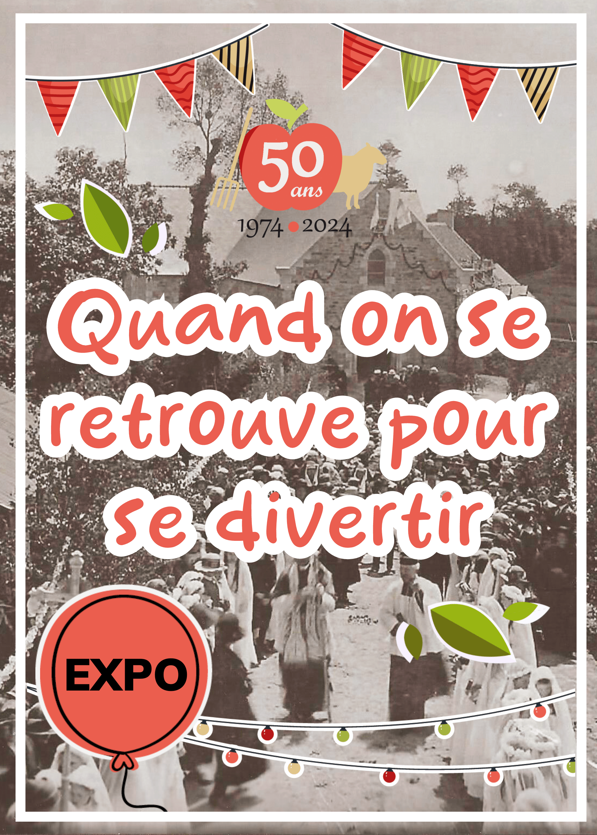 Exposition: « Quand on se retrouve pour se divertir »